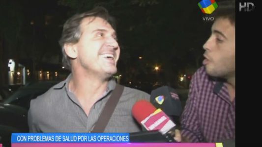 Reapareció Lotocki y no se privó de reírse ante la prensa