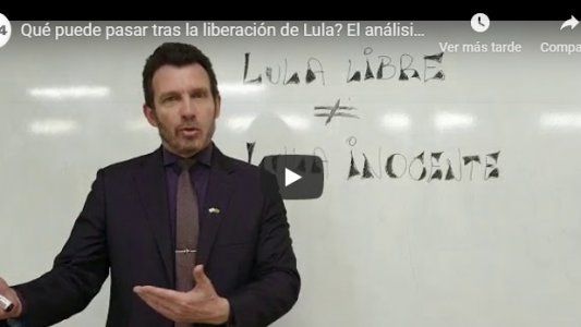 ¿Qué puede pasar tras la liberación de Lula? El análisis de Gustavo Segré
