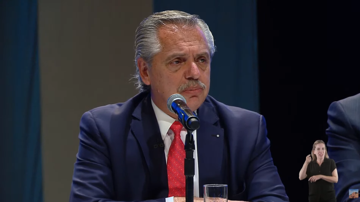 Alberto Fernández reiteró que no habrá ajuste (Captura de pantalla).