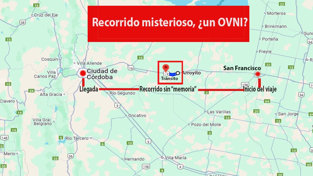 El tramo que los camioneros no recuerdan haber recorrido en 1978. (foto: A24.com)