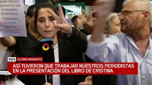 Fuerte repudio al hostigamiento que recibió la periodista de TN y El Trece en el acto de Cristina