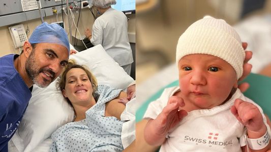 Mica Viciconte y Fabián Cubero compartieron el primer corte de pelo de Luca