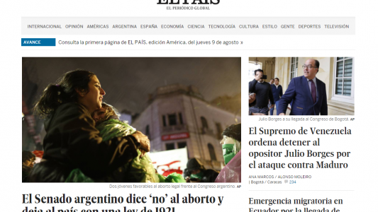En el país del Papa, el aborto sigue siendo ilegal: así reflejaron los medios del mundo lo que pasó en el Senado