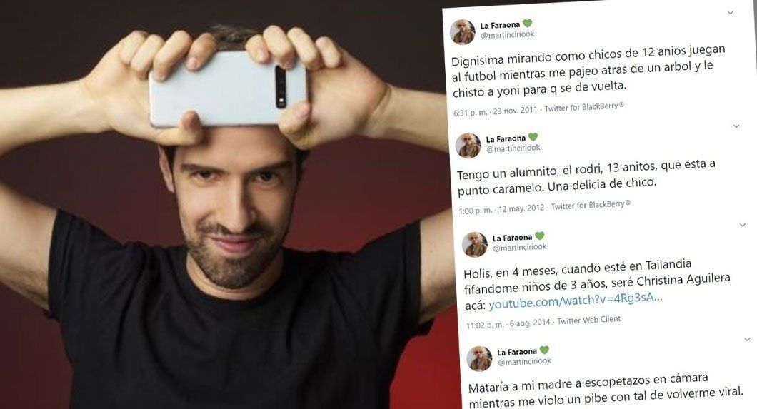 Tras la acusación de pedofilia, reapareció Martín Cirio con un polémico mensaje