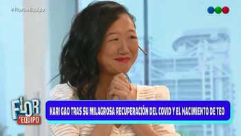 El llanto de Florencia Peña al reencontrarse con Karina Gao