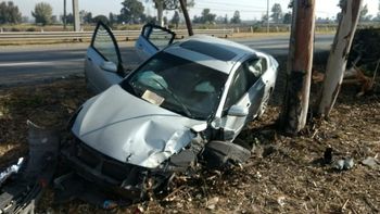 Hurlingham: un hombre murió al chocar su auto cuando quiso escaparse de un asalto