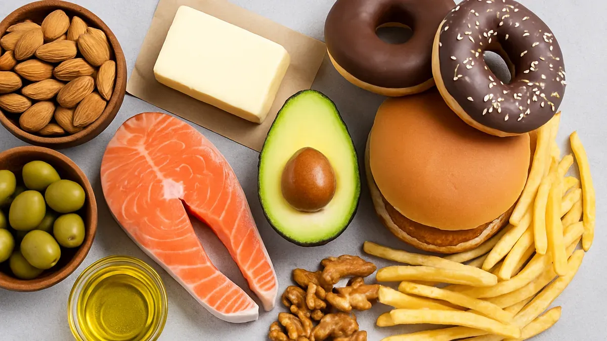 Grasas en la dieta: qué alimentos pueden sumar nutrientes y cuáles conviene dejar para ocasiones puntuales. (Imagen ilustrativa)