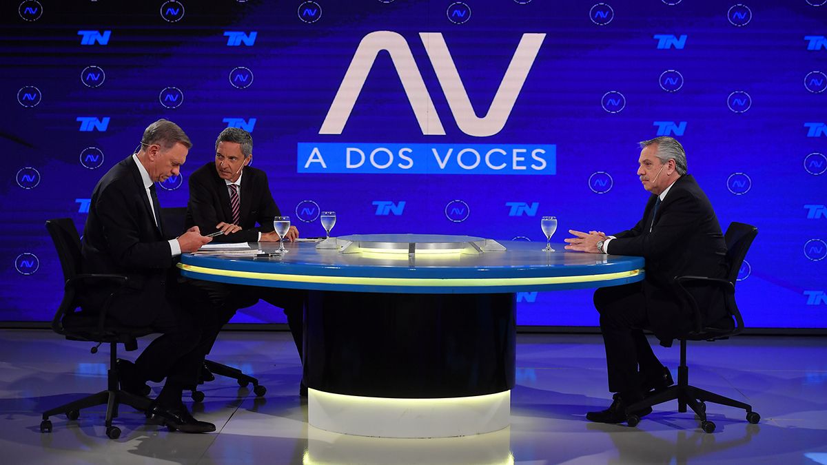 Alberto Fernández aseguró que los números de Sergio Massa son auspiciosos (Foto: Télam)