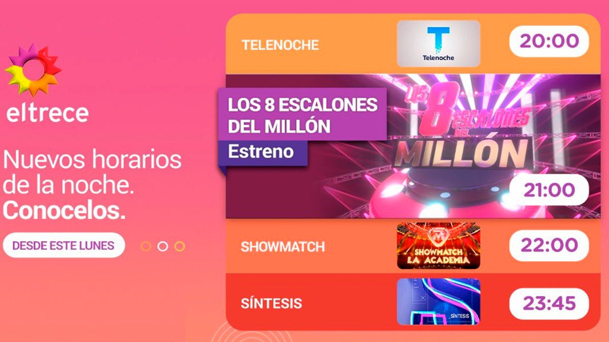 Desde El Trece anunciaron los cambios en el Prime Time. Guido Kaczka ir&aacute; en el horario de Marcelo Tinelli.