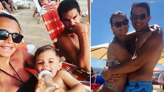 Las vacaciones en familia de Amalia Granata y Leo Squarzon en Punta del Este