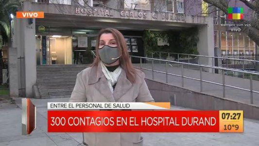 Reclamo y homenaje a trabajadores de la salud en el Hospital Durand