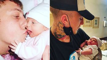 El Polaco recordó en fotos el nacimiento de sus tres hijas: Gracias Dios por tanto