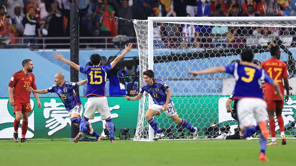 Mundial Qatar 2022: Japón le ganó 2-1 a España y clasificó a octavos