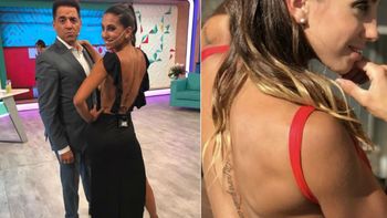 El nuevo y enorme tatuaje de Cinthia Fernández en la columna vertebral