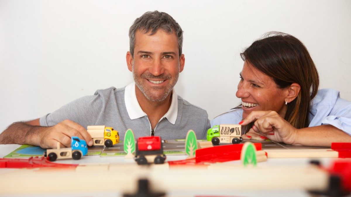 Mariano Sánchez y Jimena Zavala Rodríguez. (Foto: Trencity)