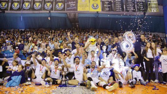 En una tremenda final, Bolívar se consagró por octava vez campeón de la Liga Argentina de Voleibol