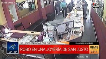 San Justo: robaron una joyería y una clienta se descompensó en el asalto