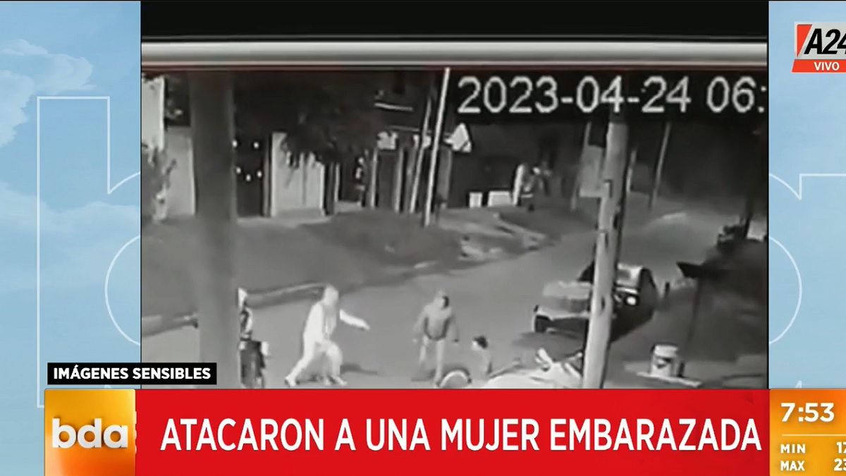 El ataque ocurrió sobre las calles 393 e Islas Malvinas. Foto: captura de Video.&nbsp;