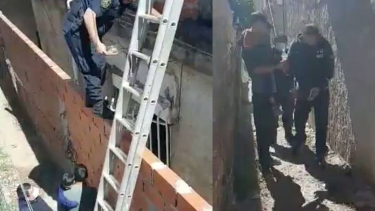 Personal de la Subestación Este Comisaría Este 6ta de San Alberto lograron rescatar a un nene de 5 años que estaba pidiendo ayuda a gritos.