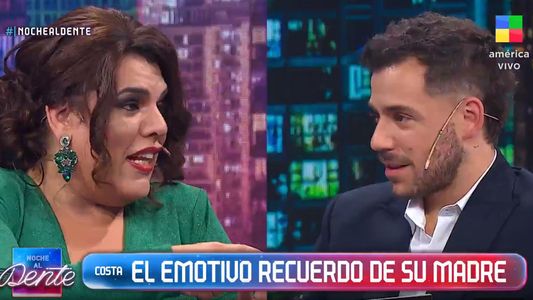 Costa se emocionó al recordar la relación con sus padres y reveló cómo les habló de su identidad