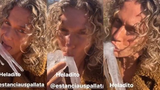 Maru Botana subió una historia a Instagram chupando hielo, pero la borró por los fuertes comentarios