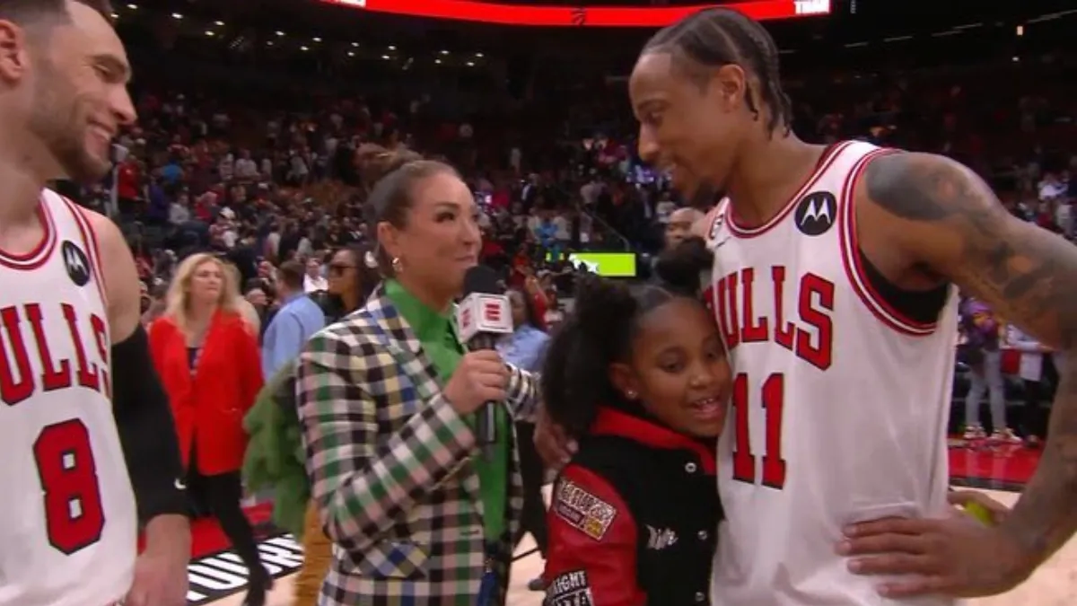 Los gritos de la hija de un jugador de Chicago Bulls ayudaron a su equipo a lograr la victoria. (Foto: Captura video)&nbsp;