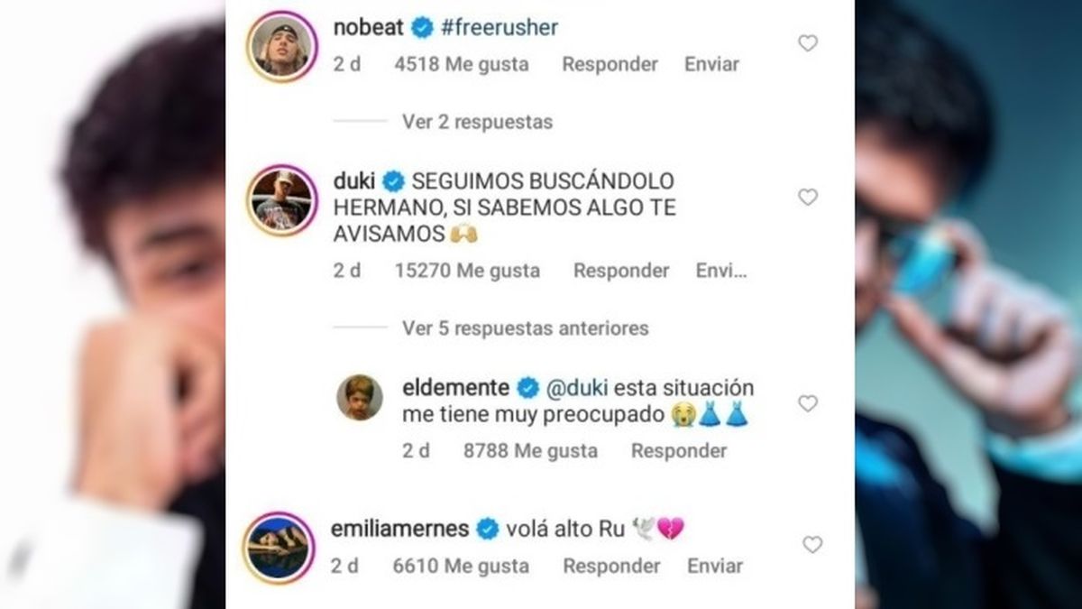 Los amigos influencers de RusherKing respondieron picantes al reclamo que  le hizo El Demente