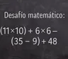 Desafío Matemático: esta operación con paréntesis no se resuelve de un vistazo