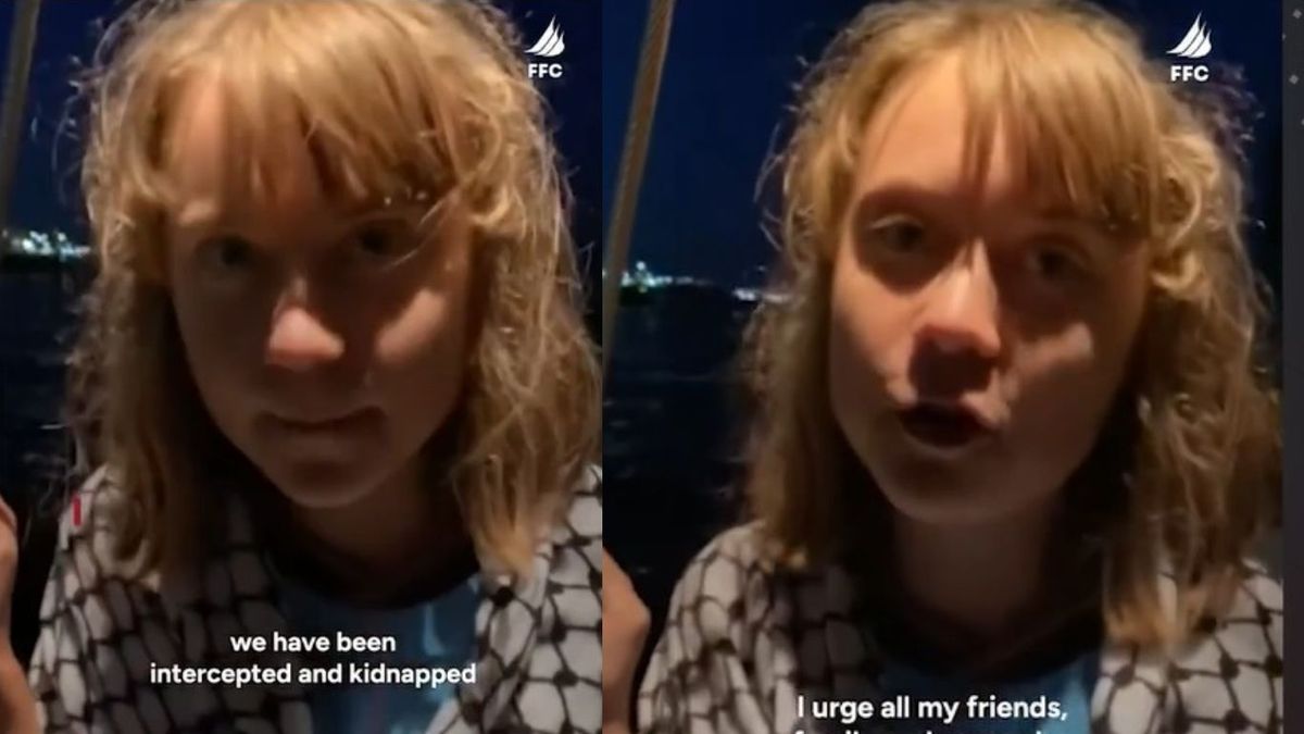 Greta Thunberg denunció que Israel la secuestró para no poder llevar ayuda humanitaria a Gaza en un barco. (Foto: captura de video)