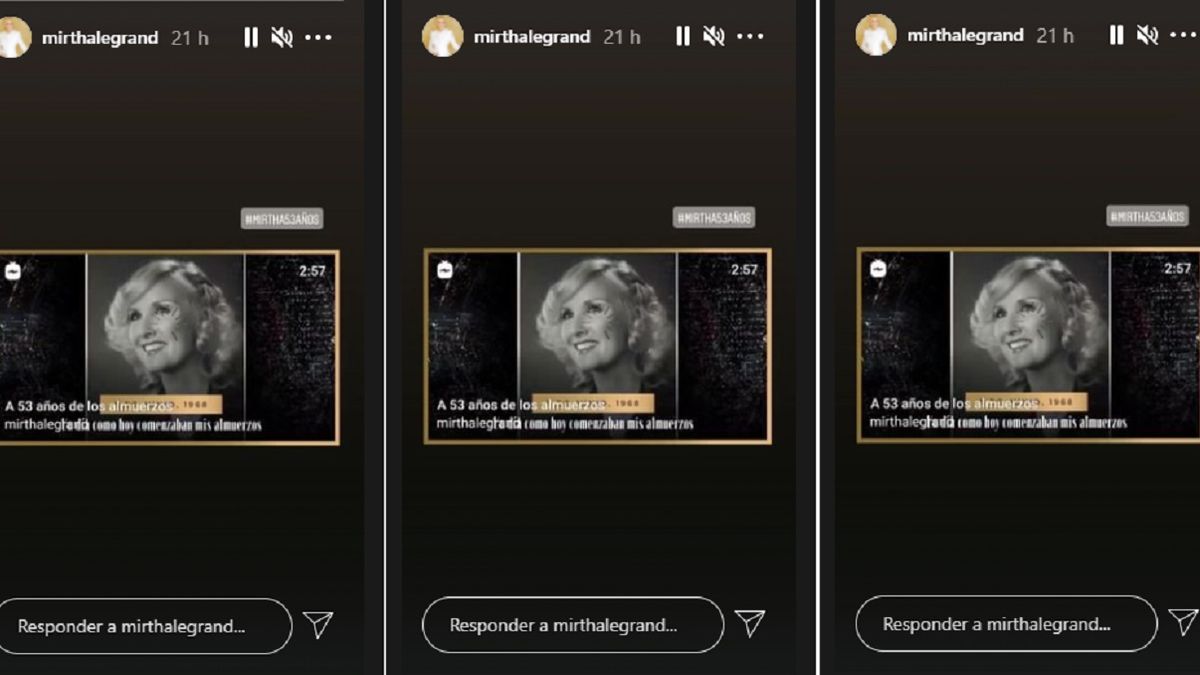 El sentido mensaje de Mirtha Legrand por los 53 años de sus almuerzos