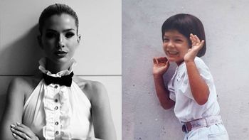 La China Suárez sorprendió con su foto de niña y el impactante parecido con Rufina