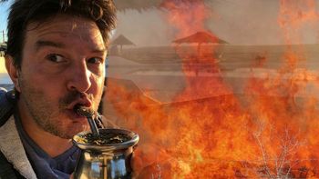 Damián De Santo habló sobre el incendió cerca de su cabaña: “Estaba tomando mate y a la media hora el fuego estaba en mi casa”