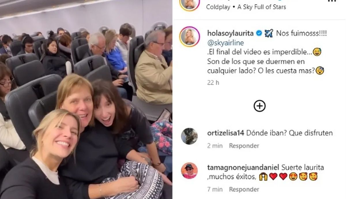 Laurita Fernández anunció que agranda su familia y compartió una tierna  foto: Los ojos de mi abuela