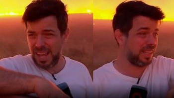 El drama de José Bianco en plena cobertura de los incendios en Corrientes