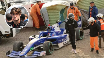 Jack Doohan sufrió un grave accidente en su debut en la Súper Fórmula de Japón y tuvo que abandonar el circuito en ambulancia