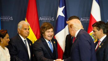 Milei participó de la cumbre Escudo de las Américas: así fue recibido por Trump