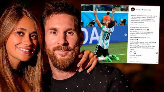 La romántica respuesta de Antonela Roccuzzo ante el emotivo mensaje de Messi