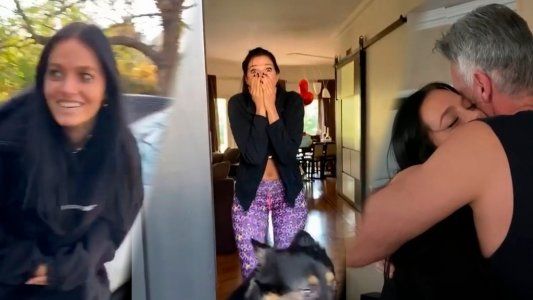 Oriana Sabatini sorprendió a toda su familia: El video del reencuentro tras 10 meses sin verse por el COVID-19