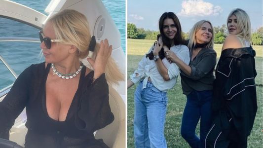 Las fotos de Nora Colosimo, mamá de Wanda y Zaira, que encendieron las redes desde Ibiza