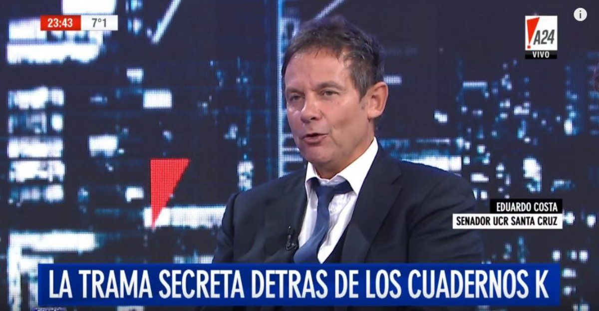 Eduardo Costa sobre los #CuadernosK: “Es una organización que viene aplicándose desde el ’91”