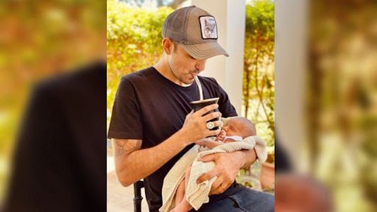 El video con el que Abel Pintos celebró el primer año de su hijo