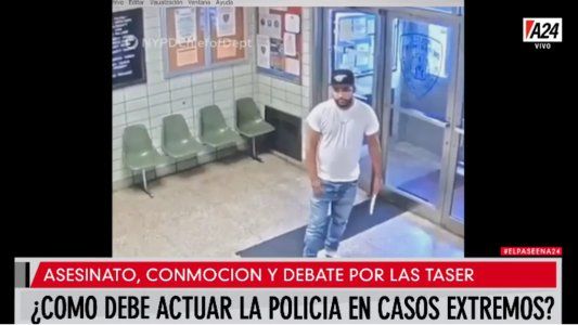 Video: así utiliza la pistola Taser la policía estadounidense para reducir a una persona armada con un cuchillo