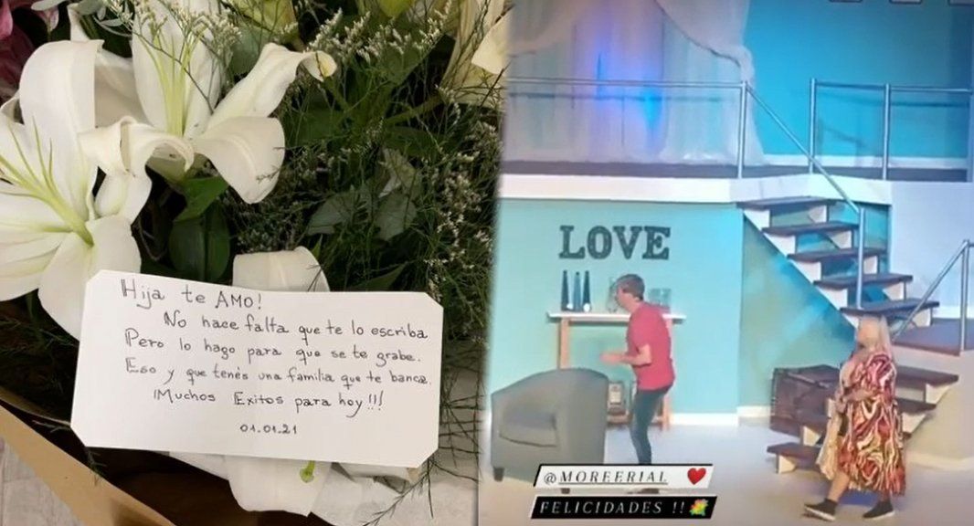 More Rial debutó como actriz y su padre le brindó su apoyo desde Villa La Angostura