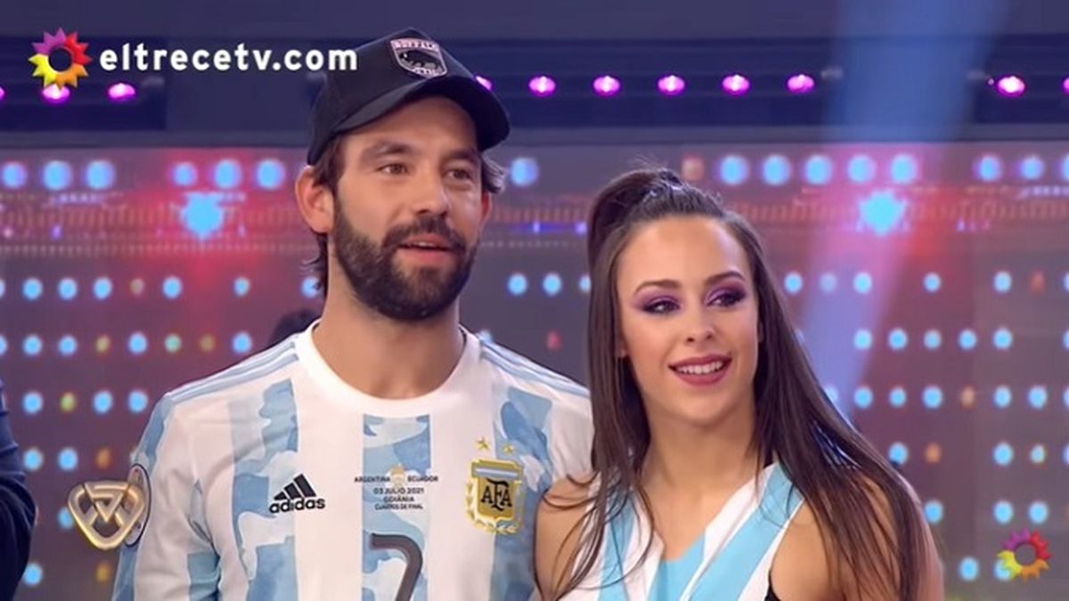 Agust&iacute;n Cachete Sierra y Fiorella Gim&eacute;nez, pareja de baile en ShowMatch y en la vida real. Pero aseguran que todav&iacute;a no son novios.&nbsp;
