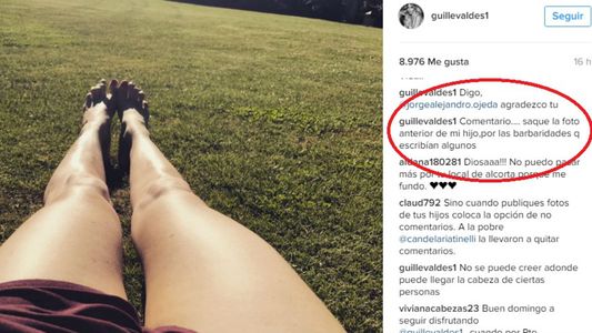 Guillermina Valdés, foto, aclaración y cruce con seguidores de Instagram