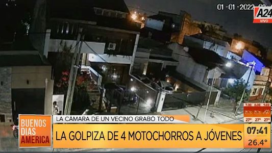 Ramos Mejía: violento ataque motochorro en piraña a 4 jóvenes
