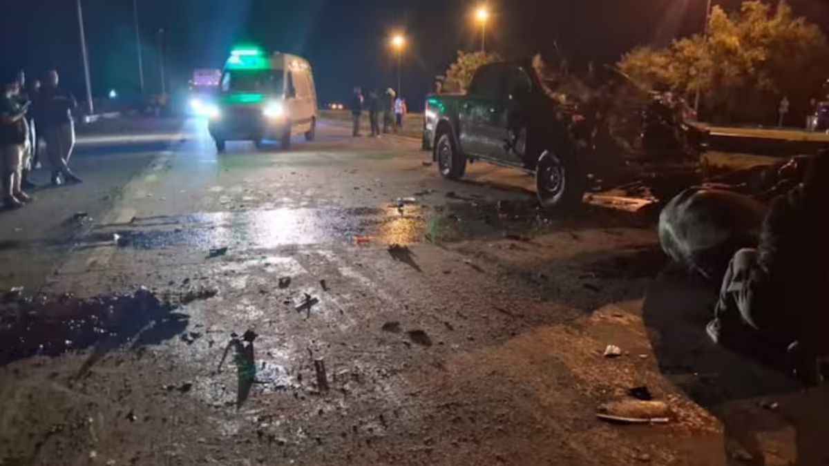 Estampida mortal en la ruta: una mujer murió tras chocar contra un grupo de caballos sueltos