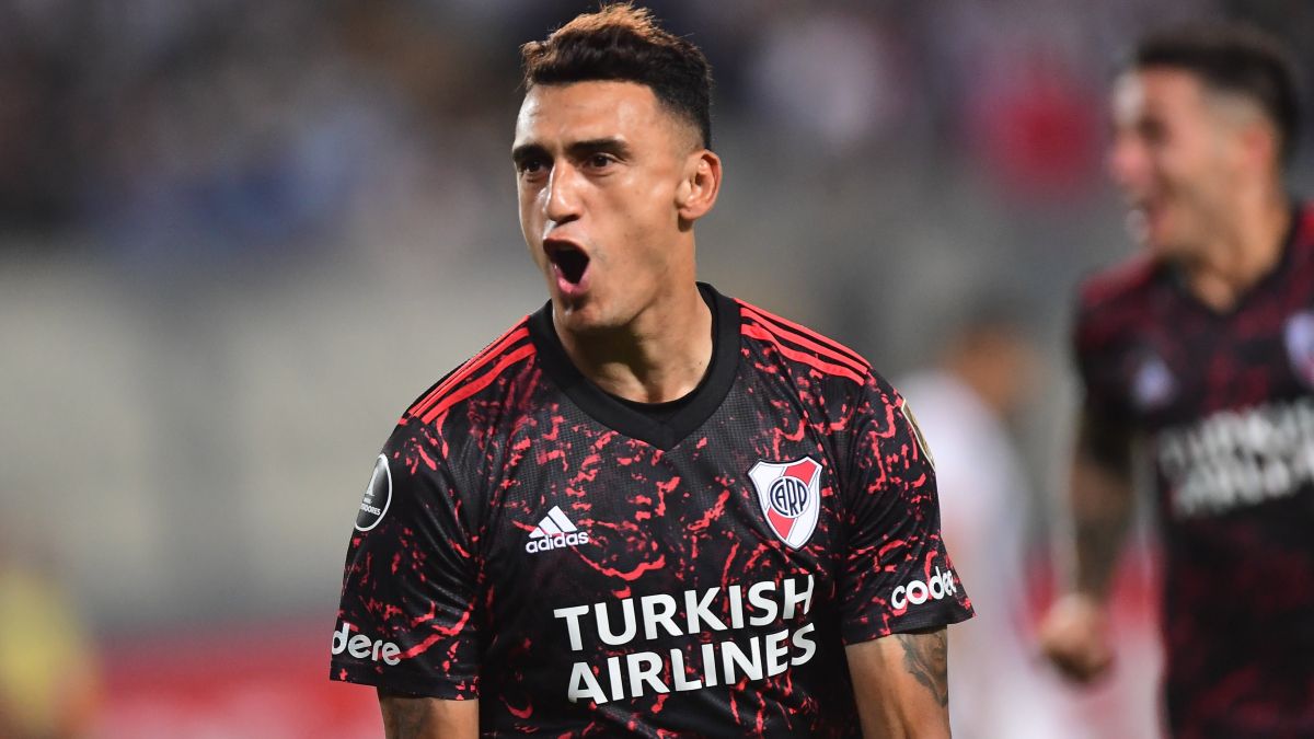 Matías Suárez hizo que River se vuelva con los tres puntos.