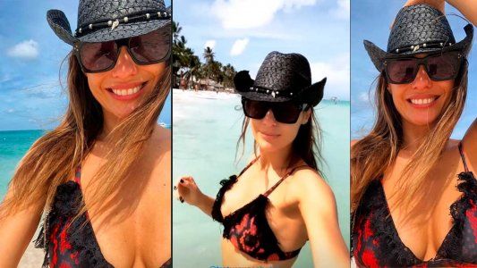 El accidente hot de Pampita en plena playa mientras besaba a su novio