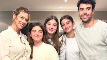 Manu Urcera celebró su cumpleaños junto a Nicole Neumann y sus tres hijas: Te amamos